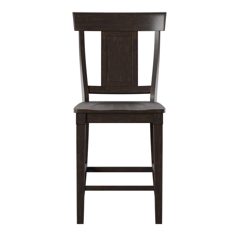 Eleanor Panel Back Wood Counter Chair (Set of 2) by iNSPIRE Q Classic