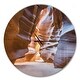 preview thumbnail 2 of 8, Designart 'Antelope Canyon Glow Inside' Oversized Modern Wall CLock