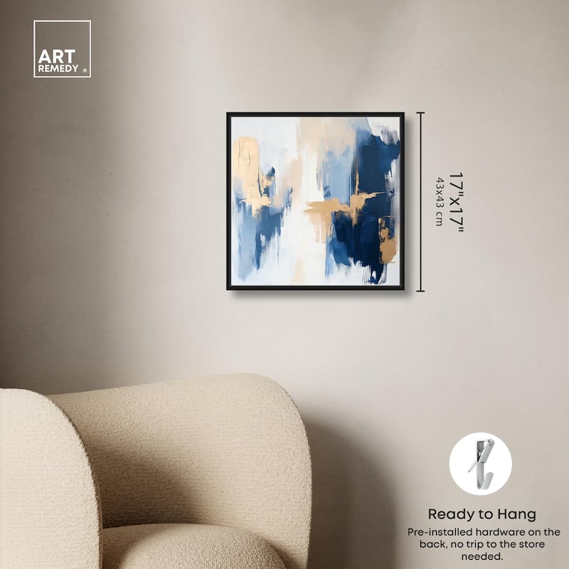 Tranquil Blue Depths II Canvas by Art Remedy