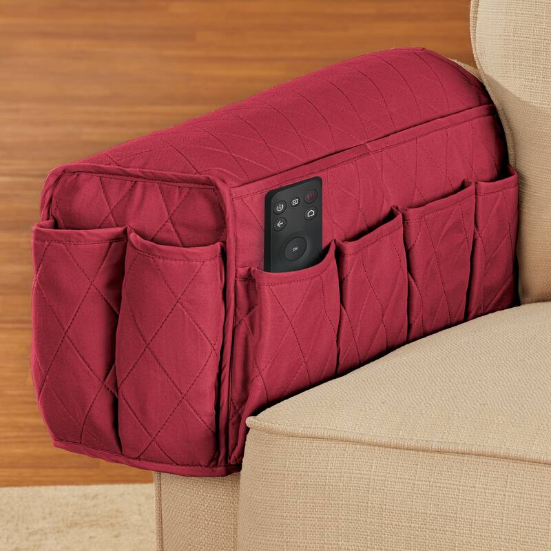 Quilted Multi-Pocket Armrest Organizer - NO SIZE