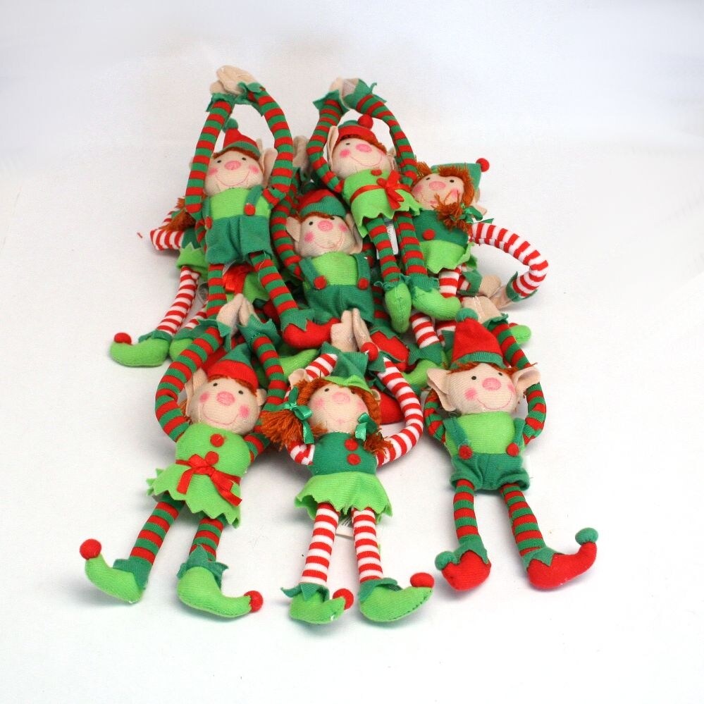 african american stuffed elves