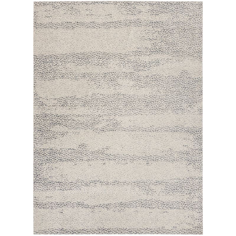 Nourison Home Elegance Indoor only Grey Abstract Area Rug - 2' 2" x 7' 6" - Beige Grey - Runner