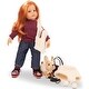 preview thumbnail 2 of 3, Gotz: Hannah and her Dog - 19" Multi-Jointed Standing Doll Playset 3+