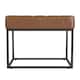 Option Brown Faux Leather