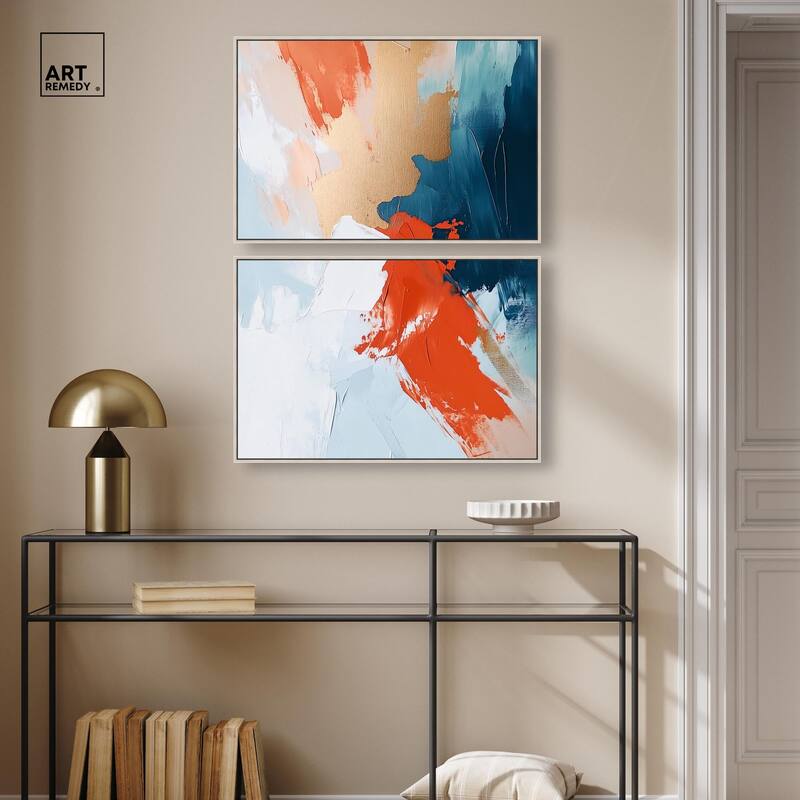 Bold and Bright III Canvas Set of 2 by Art Remedy