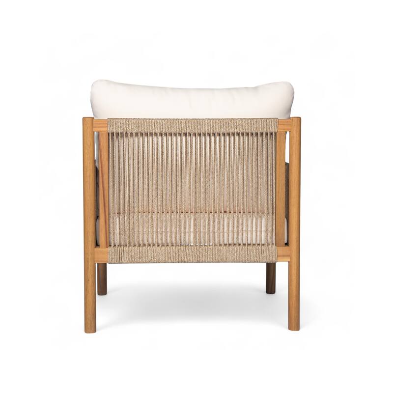 Christopher Knight Home - Mason Modern Outdoor Woven Lounge Chair Set with Solid Wood Frame and Plush Cushions