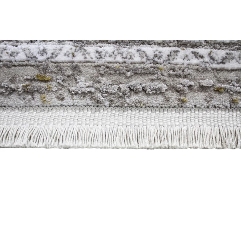 Bashian Graycen Cream Contemporary Area Rug