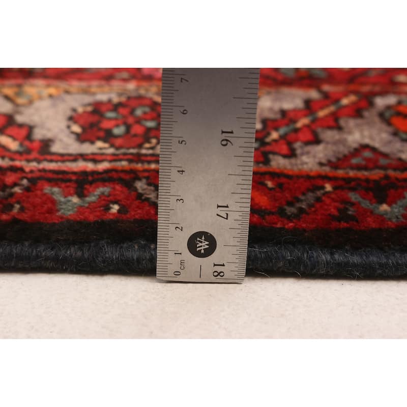 ECARPETGALLERY Hand-knotted Andelz Red Wool Rug - 4'8 x 7'11