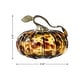 preview thumbnail 21 of 22, Glitzhome Gold Handle Amber Dots Glass Pumpkin for Fall Thanksgiving Decorating