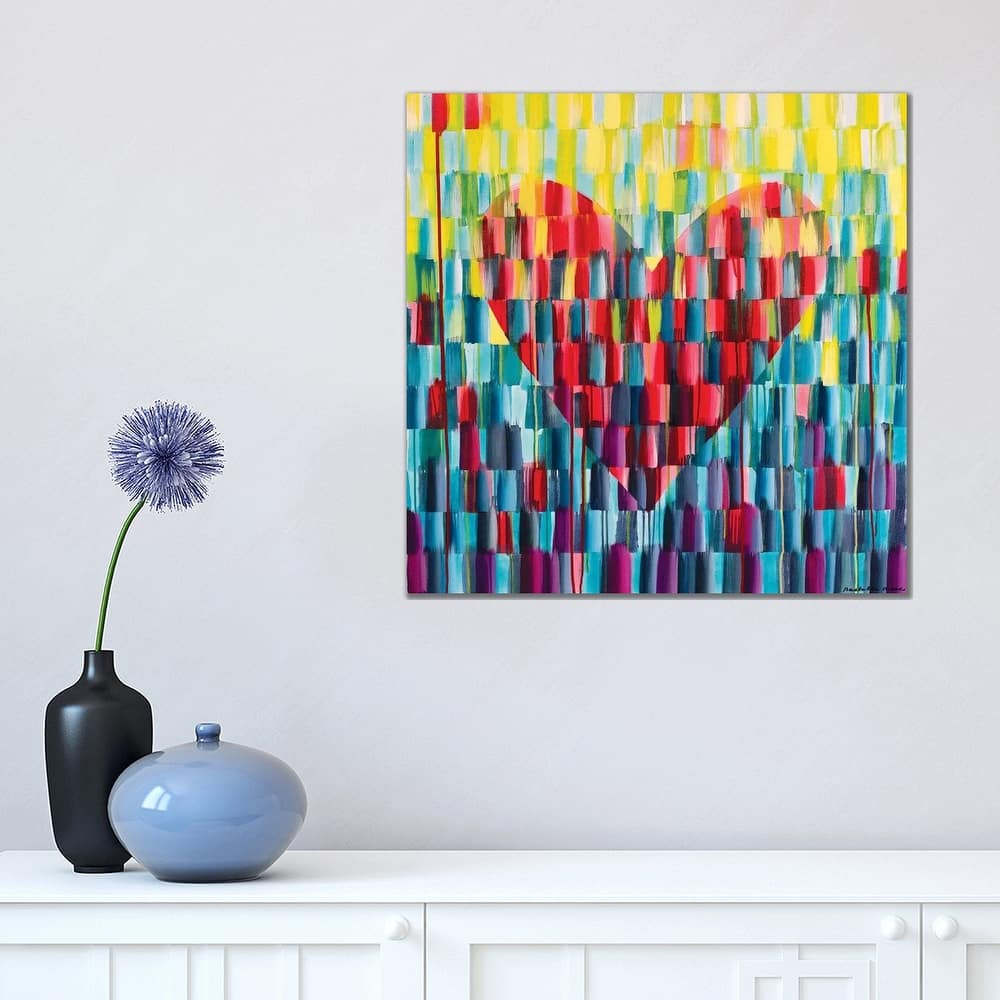 iCanvas "Big Love Heart" by Rashelle Roos Canvas Print