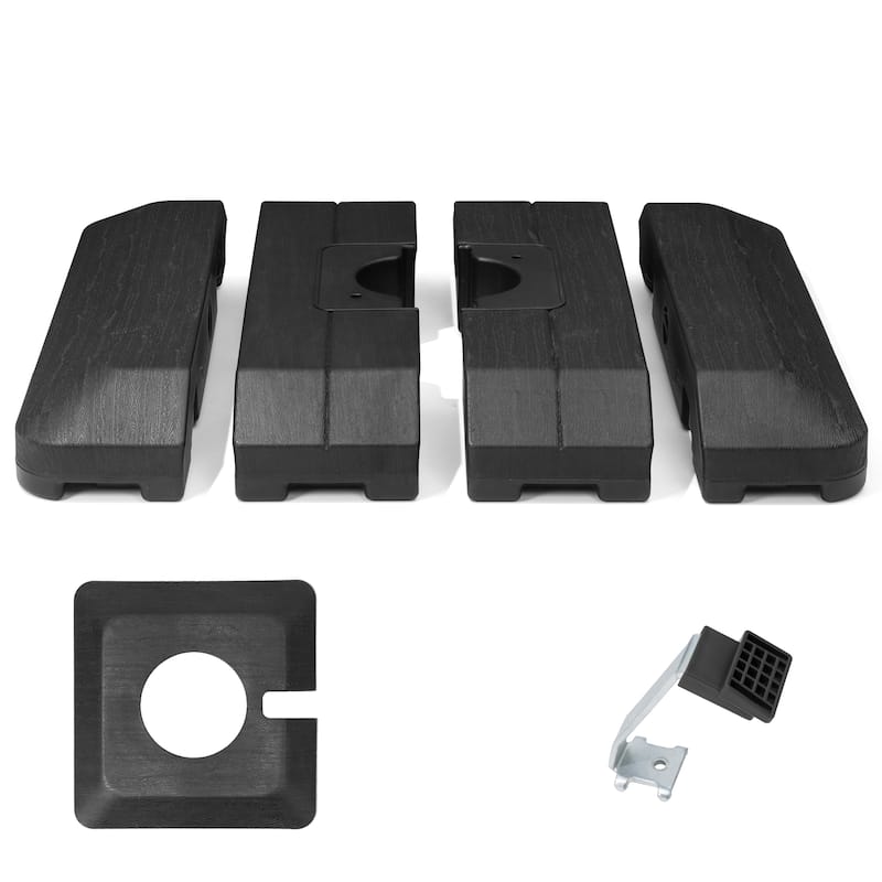 Pellebant Outdoor Patio 4 Piece Premium Offset Umbrella Base
