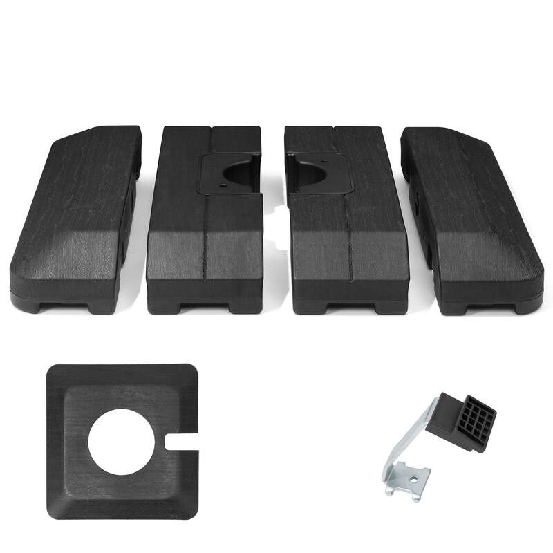 VredHom Outdoor 4-piece Patio Offset Weighted Base Stand