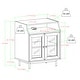 preview thumbnail 30 of 28, Middlebrook Fluted Glass 2 Door USB Nightstand, Set of 2