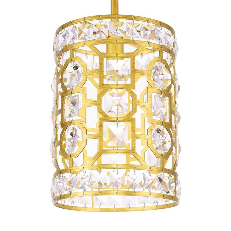 Belinda 1 Light Pendant With Champagne Finish