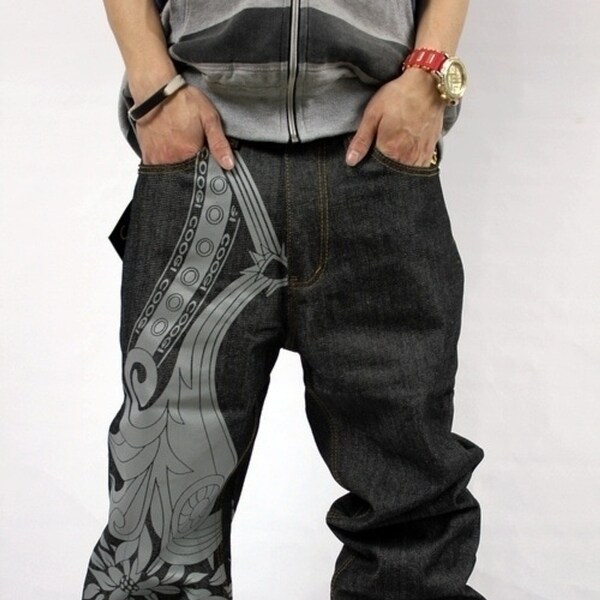 casual baggy jeans