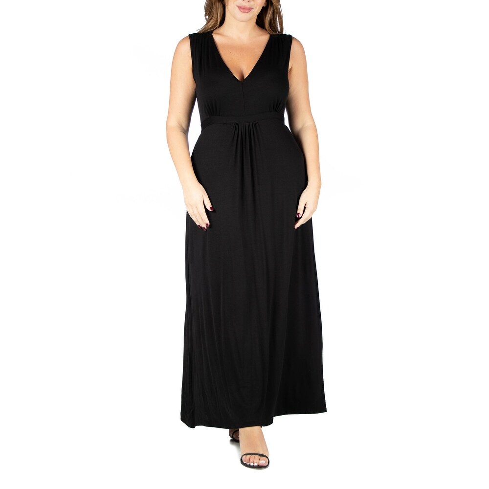 full figure maxi dresses