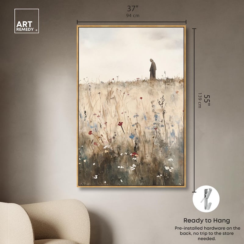 Ambling Monk Canvas by Art Remedy