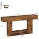preview thumbnail 30 of 47, Farmhouse 2-Tier Entryway Table for Living Room, Hallway, Foyer