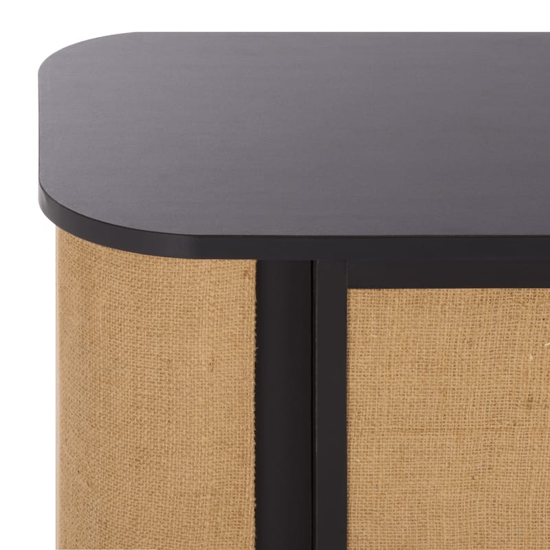 SAFAVIEH Home Merk Jute Door Sideboard/TV Stand - 55"W x 16"D x 32"H