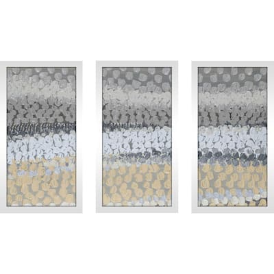 "Modern Harvest Abstract I" 3 Piece Print on Acrylic