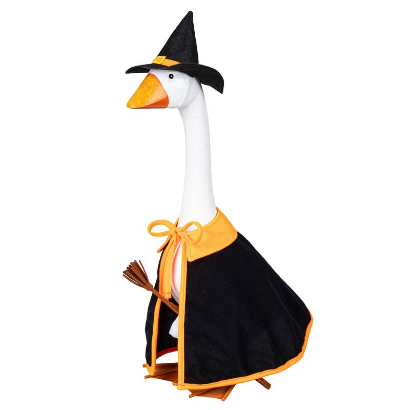 Porch Goose Outfit for Garden Statue - Witch