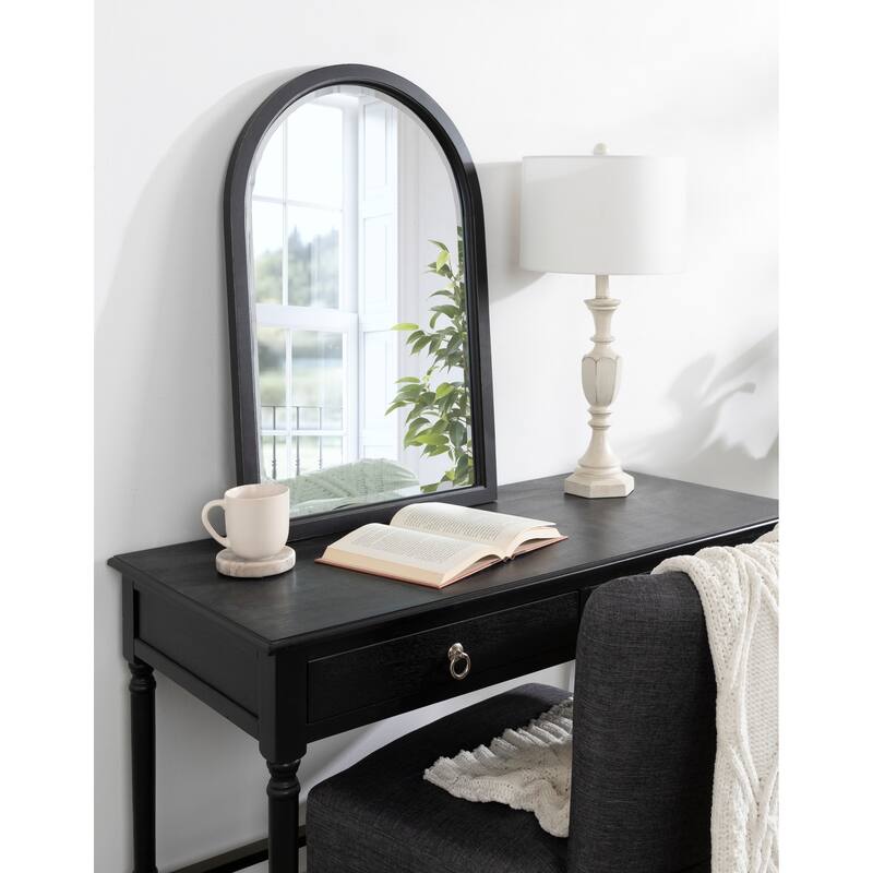 Kate and Laurel Hogan Wood Framed Arch Mirror