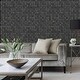 preview thumbnail 3 of 2, Fine Decor Romero Black 3D Geometric Wallpaper