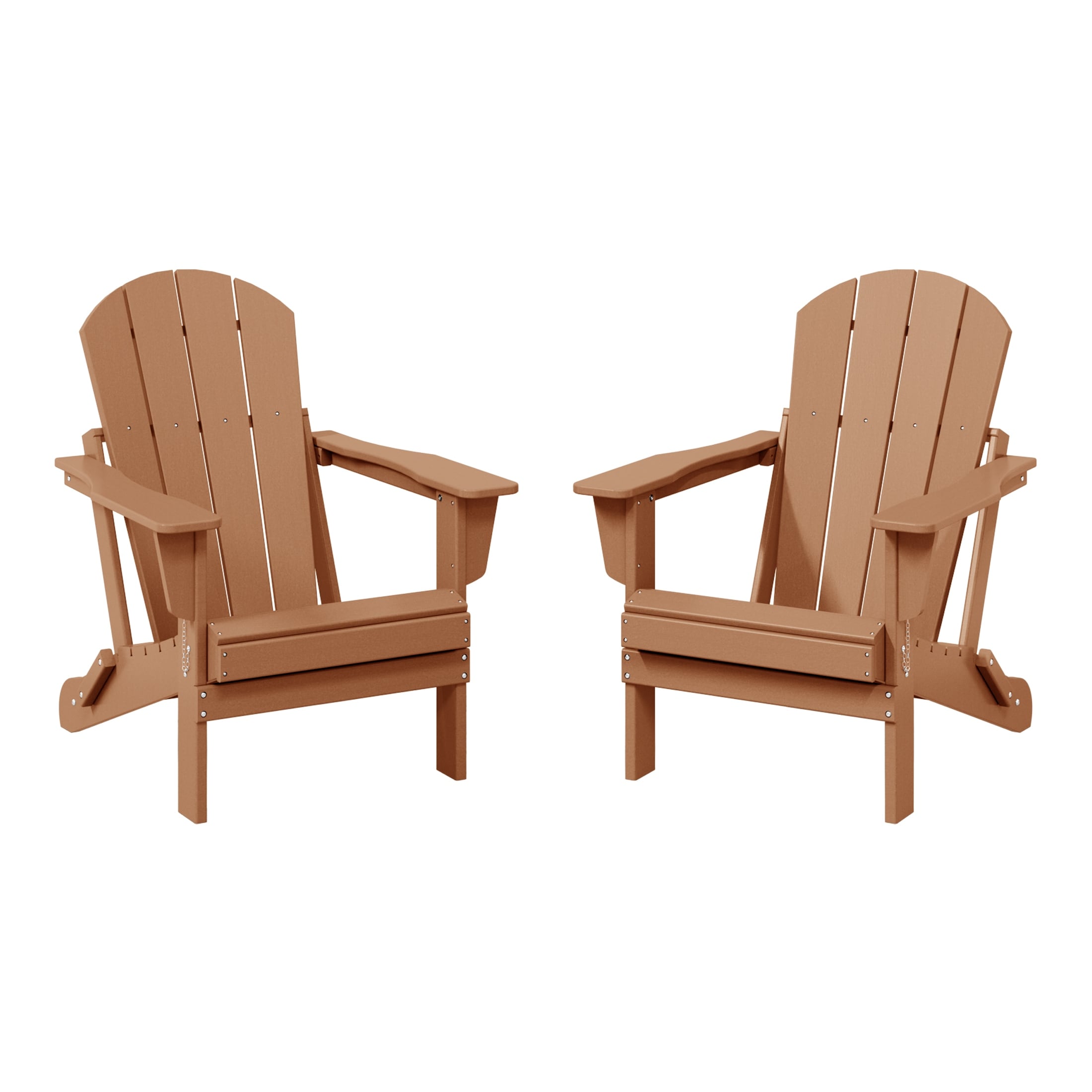 Laguna Weather Resistant Outdoor Patio Folding Adirondack Chairs