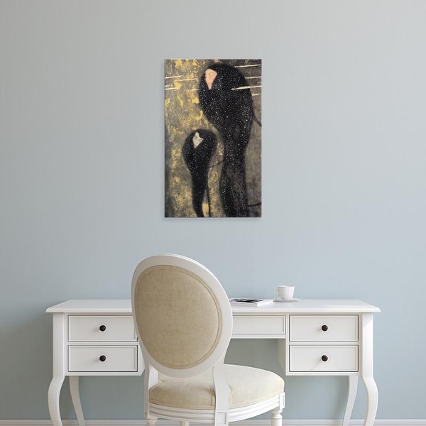 Easy Art Prints Gustav Klimt's 'Mermaids' Premium Canvas Art