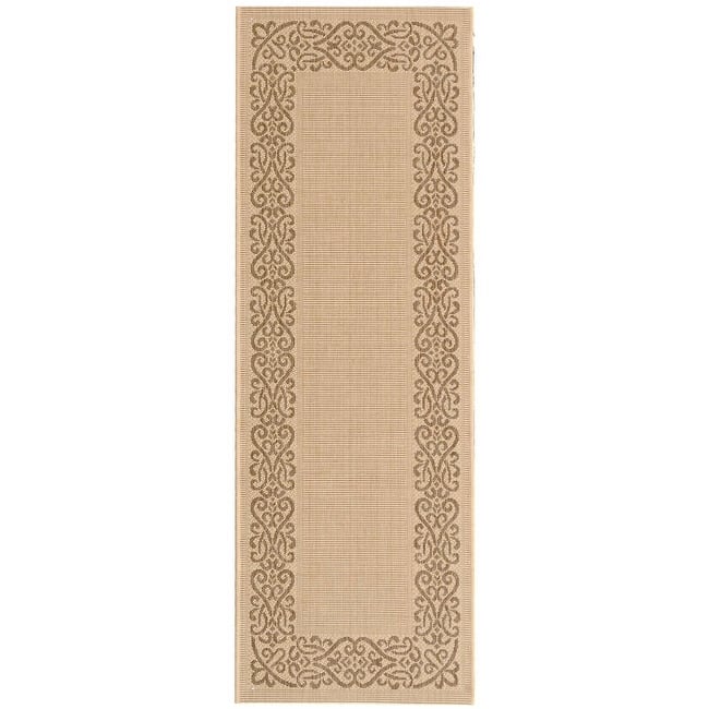 SAFAVIEH Courtyard Marylou Waterproof Patio Backyard Rug