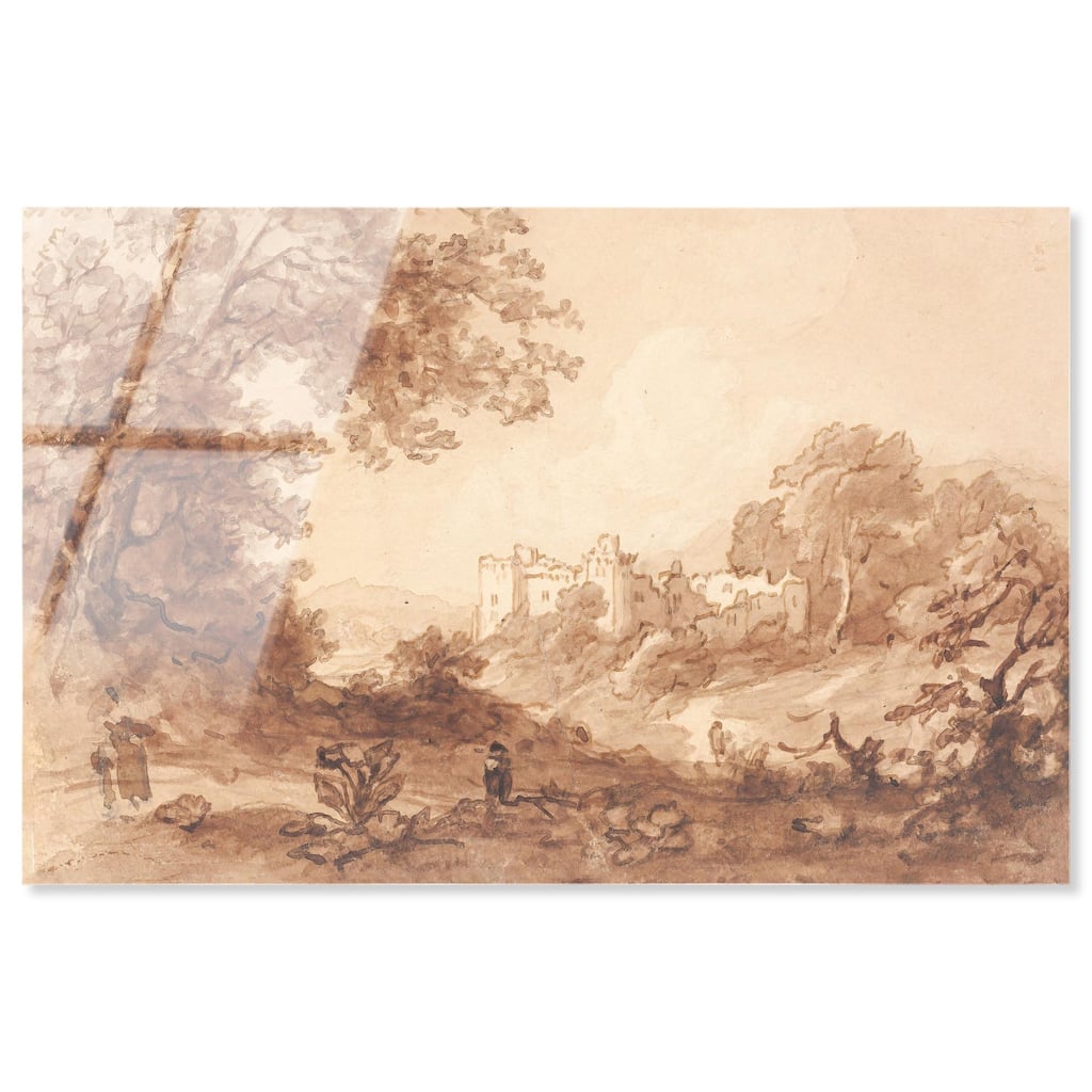 Carew Castle Acrylic by Art Remedy, Ready to Hang