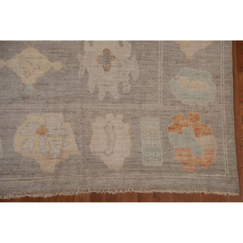 Handmade Oushak Turkish Area Rug Oriental Wool Carpet - 9'3"x 12'4"