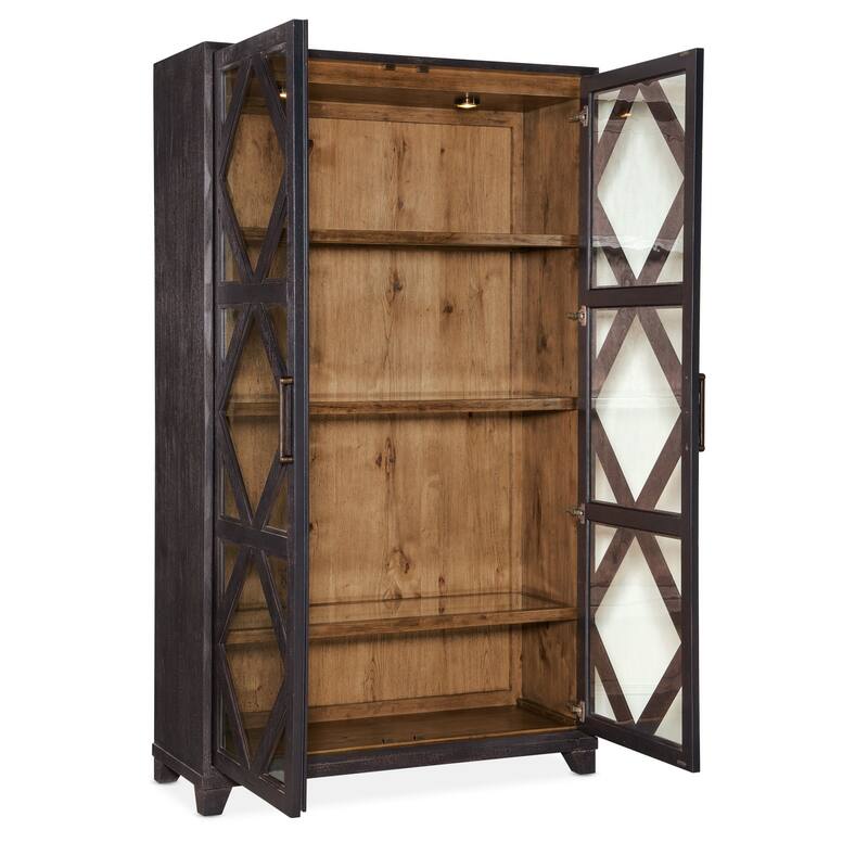 Hooker Furniture 6700-75906-98 Big Sky 52" Wide Display Cabinet with