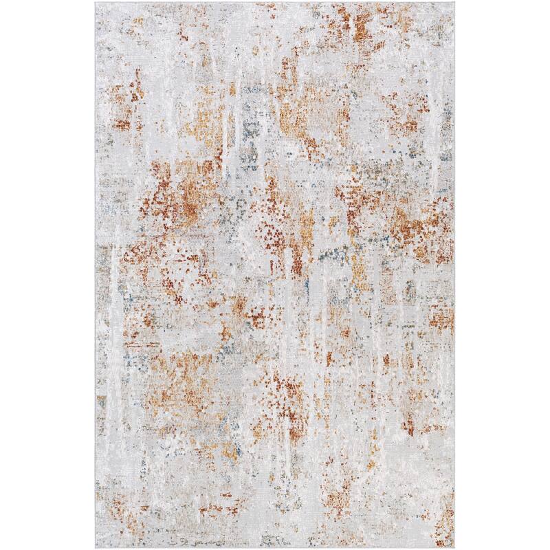 Livabliss Shabby Chic Carmel Abstract Area Rug
