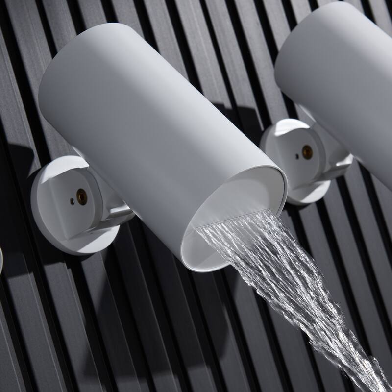 Wall-mounted adjustable showerhead