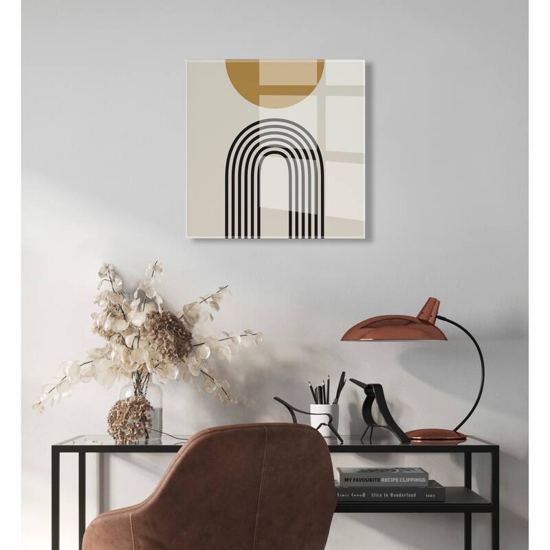 Kate and Laurel Mountain Sunrise Acrylic by The Creative Bunch Studio