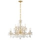 preview thumbnail 6 of 8, Maria Theresa 12 Light Clear Crystal Chandelier - 29'' W x 25.5'' H