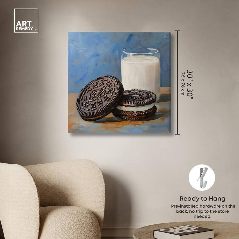 Ode to the Oreo Canvas by Art Remedy, Gallery Wrapped