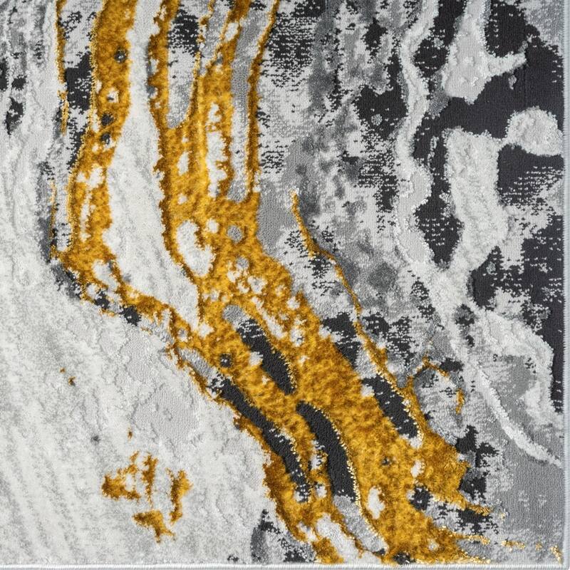 Luxe Weavers Marble Swirl Area Rug, Stain-Resistant Carpet