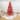 Pre-Lit Artificial Tinsel Christmas Tree - 3' - Red - Clear Lights - 3 Foot