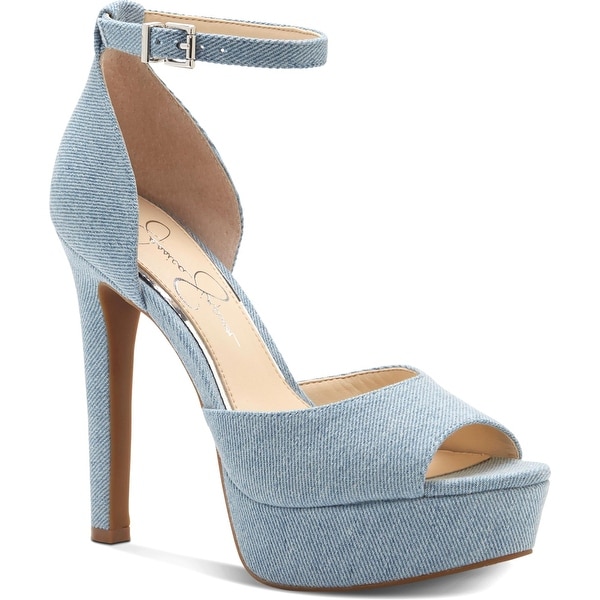 jessica simpson denim heels
