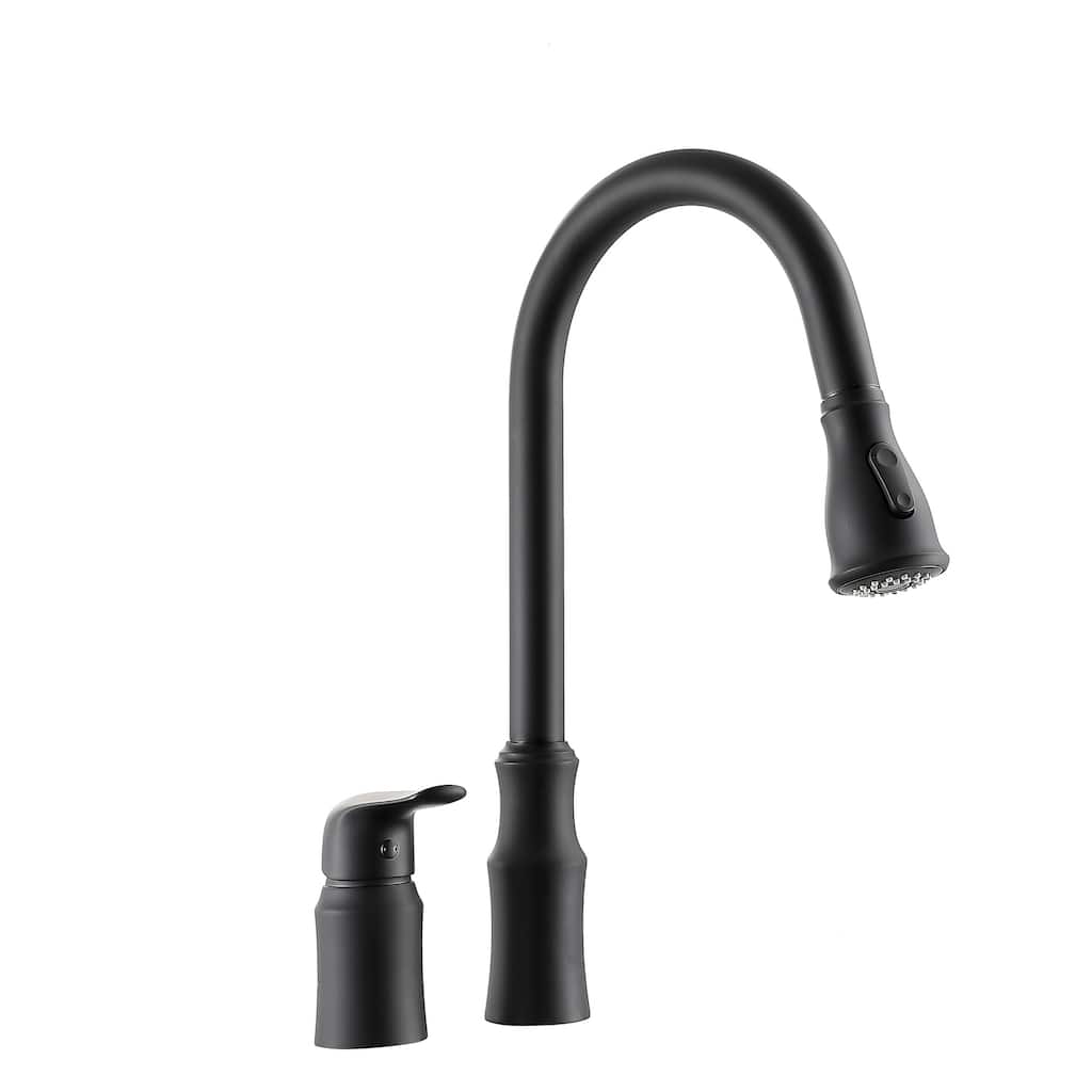 Topcraft Single Handle Pull Down Kitchen Faucet