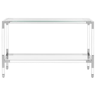 Safavieh Couture High Line Collection Arverne Acrylic Silver Console Table