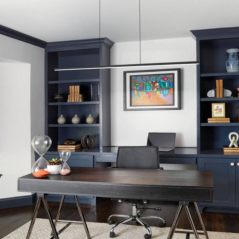 Minimalist Modern Dimmable Kitchen Island Light Linear Chandelier