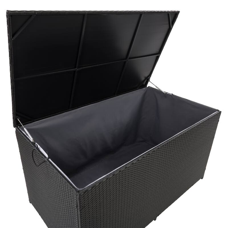 Parksville Outdoor Storage Deck Box, Black