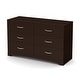 preview thumbnail 17 of 32, South Shore Step One 6-Drawer Double Dresser