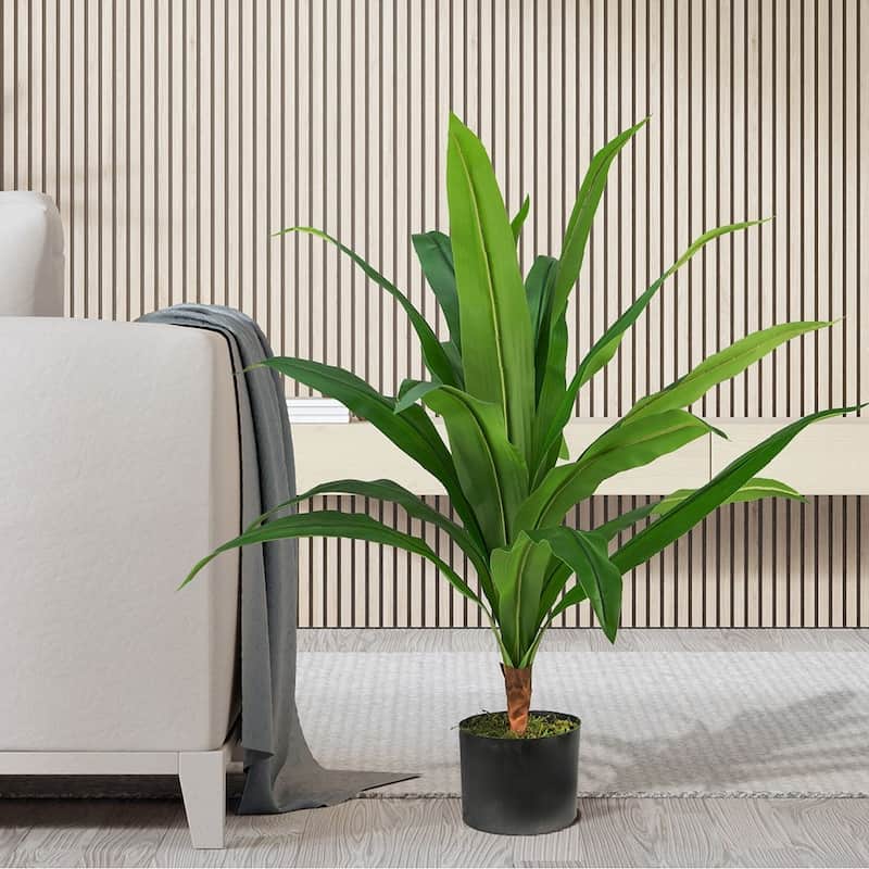 3-foot Artificial Dracaena in Pot