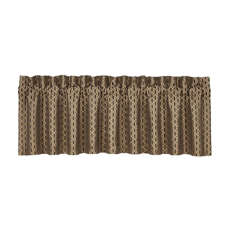 J. Queen New York Metropolitan Bronze Window Straight Valance