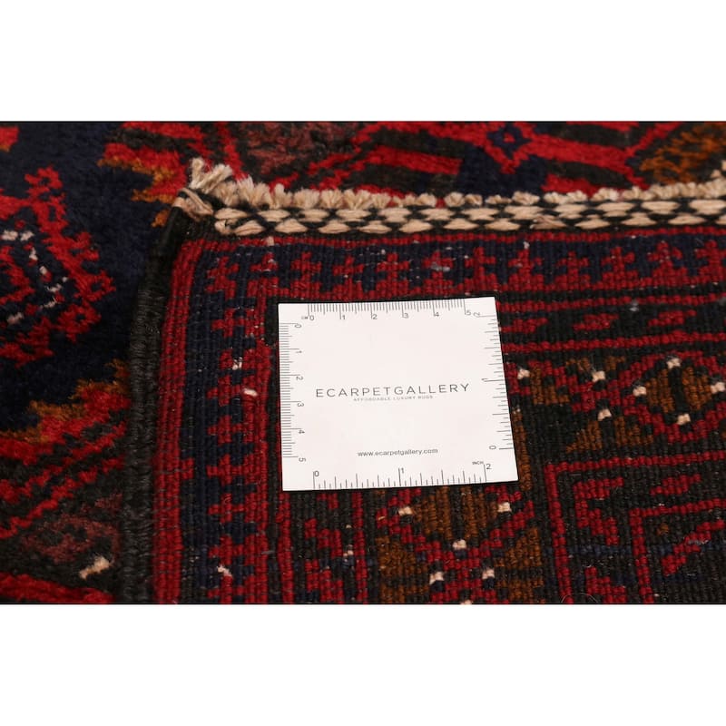 Teimani Red Rug 4'2" x 6'7" - 4'2 x 6'7
