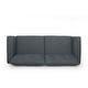 preview thumbnail 9 of 18, Resaca Tufted Minimalist Modern Sofa by Christopher Knight Home